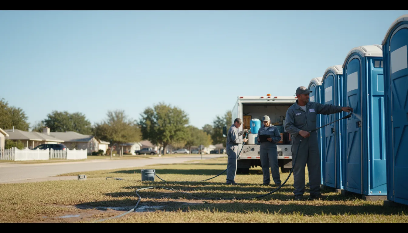 Long-Term Portable Toilet Rental in Bloomington, TX near me